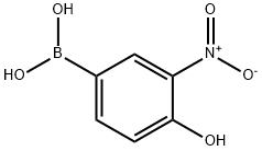 4-Hydroxy-3-nitrophenylboronic acid Structural