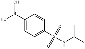 4-(N-ISOPROPYLSULFAMOYL)PHENYLBORONIC ACID Structural