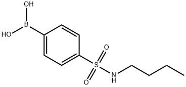 4-(N-BUTYLSULPHONAMIDO)BENZENEBORONIC ACID Structural