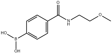 4-(2-METHOXYETHYLAMINOCARBONYL)BENZENEBORONIC ACID Structural