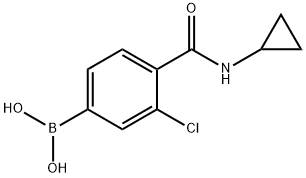 3-CHLORO-4-(CYCLOPROPYLCARBAMOYL)PHENYLBORONIC ACID