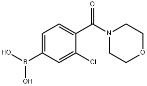 3-CHLORO-4-(MORPHOLINE-4-CARBONYL)BENZENEBORONIC ACID