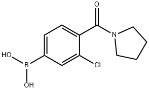 3-CHLORO-4-(PYRROLIDINYL-1-CARBONYL)PHENYLBORONIC ACID