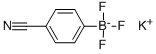 POTASSIUM (4-CYANOPHENYL)TRIFLUOROBORATE Structural