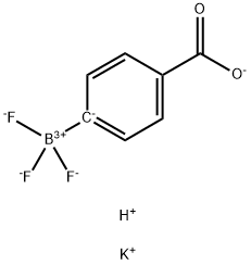 POTASSIUM (4-CARBOXYPHENYL)TRIFLUOROBORATE Structural