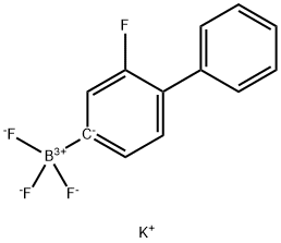 POTASSIUM (3-FLUORO-4-BIPHENYL)TRIFLUOROBORATE Structural