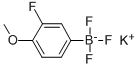 POTASSIUM (3-FLUORO-4-METHOXYPHENYL)TRIFLUOROBORATE Structural