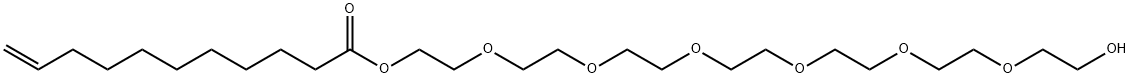 10-Undecenoic acid 20-hydroxy-3,6,9,12,15,18-hexaoxaicosan-1-yl ester