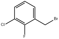 3-Chloro-2-fluorobenzyl bromide Structural