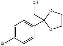 [2-(4-BROMOPHENYL)-[1,3]DIOXOLAN-2-YL]METHANOL Structural