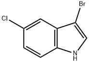 1H-INDOLE, 3-BROMO-5-CHLORO- Structural