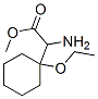 Cyclohexaneacetic acid, alpha-amino-1-ethoxy-, methyl ester (9CI) Structural