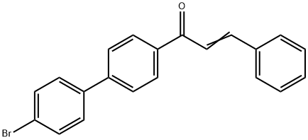 1-(4'-Bromobiphenyl-4-yl)-3-phenylpropenone Structural