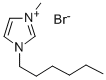 1-HEXYL-3-METHYLIMIDAZOLIUM BROMIDE Structural