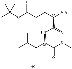 H-GLU(OTBU)-LEU-OME HCL Structural