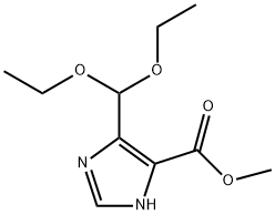 METHYL 5-DIETHOXYMETHYLIMIDAZOLE-4-CARBOXYLATE Structural