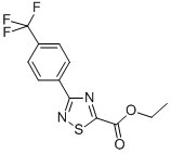 ethyl 3-(4-(trifluoromethyl)phenyl)-1,2,4-thiadiazole-5-carboxylate