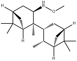 (+)-B-METHOXYDIISOPINOCAMPHEYLBORANE Structural