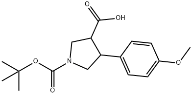 4-(4-METHOXY-PHENYL)-PYRROLIDINE-1,3-DICARBOXYLIC ACID 1-TERT-BUTYL ESTER