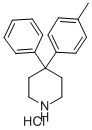 4-(4-METHYLPHENYL)-4-PHENYLPIPERIDINE HYDROCHLORIDE Structural