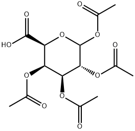 D-Galactopyranuronic acid, 1,2,3,4-tetraacetate Structural