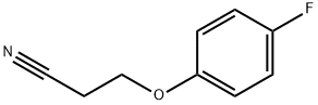 3-(4-FLUOROPHENOXY)PROPIONITRILE  97 Structural