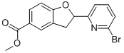 2-(6-BROMO-PYRIDIN-2-YL)-2,3-DIHYDRO-BENZOFURAN-5-CARBOXYLIC ACID METHYL ESTER Structural