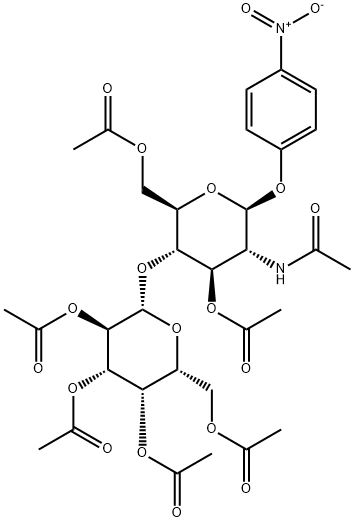 4-Nitrophenyl2-acetamido-3,6-di-O-acetyl-4-O-(2,3,4,6-tetra-O-acetyl-b-D-galactopyranosyl)-2-deoxy-b-D-glucopyranoside