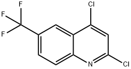 2,4-DICHLORO-6-(TRIFLUOROMETHYL)QUINOLINE Structural