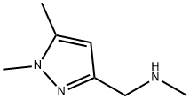 N-[(1,5-DIMETHYL-1H-PYRAZOL-3-YL)METHYL]-N-METHYLAMINE Structural