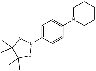 1-[4-(4,4,5,5-TETRAMETHYL-1,3,2-DIOXABOROLAN-2-YL)PHENYL]PIPERIDINE Structural