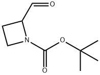 2-FORMYL-AZETIDINE-1-CARBOXYLIC ACID TERT-BUTYL ESTER Structural