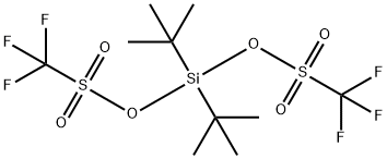 DI-TERT-BUTYLSILYL BIS(TRIFLUOROMETHANESULFONATE) Structural