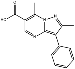 2,7-DIMETHYL-3-PHENYL-PYRAZOLO[1,5-A]PYRIMIDINE-6-CARBOXYLIC ACID