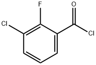 3-CHLORO-2-FLUOROBENZOYL CHLORIDE Structural