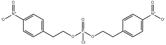 BIS[2-(P-NITROPHENYL)ETHYL] PHOSPHOROCHLORIDATE Structural