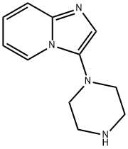 IMidazo[1,2-a]pyridine, 3-(1-piperazinyl)- Structural