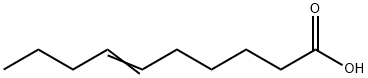 6-decenoic acid Structural