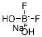 sodium difluorodihydroxyborate(1-) Structural