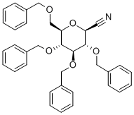 2,3,4,6-TETRA-O-BENZYL-BETA-D-GLUCOPYRANOSYL CYANIDE Structural