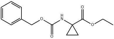Cyclopropanecarboxylic acid, 1-[[(phenylMethoxy)carbonyl]aMino]-, ethyl ester Structural