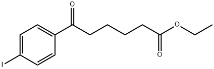 ETHYL 6-(4-IODOPHENYL)-6-OXOHEXANOATE Structural