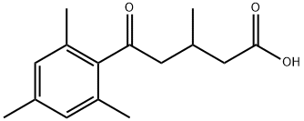 3-METHYL-5-OXO-5-(2,4,6-TRIMETHYLPHENYL)VALERIC ACID