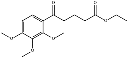 ETHYL 5-(2,3,4-TRIMETHOXYPHENYL)-5-OXOVALERATE Structural