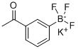 POTASSIUM (3-ACETYLPHENYL)TRIFLUOROBORATE Structural