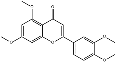 3',4',5,7-TETRAMETHOXYFLAVONE Structural