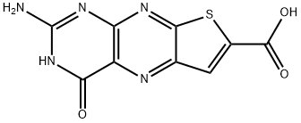 Thieno[3,2-g]pteridine-7-carboxylic  acid,  2-amino-1,4-dihydro-4-oxo-  (9CI) Structural