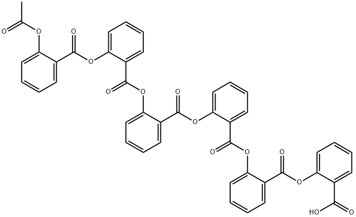 2-[[2-[[2-(Acetyloxy)benzoyl]oxy]benzoyl]oxy]benzoic Acid 2-[[2-[(2-carboxyphenoxy)carbonyl]phenoxy]carbonyl]phenyl Ester