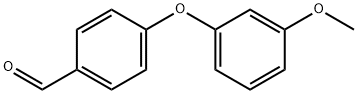 4-(3-METHOXY-PHENOXY)-BENZALDEHYDE Structural