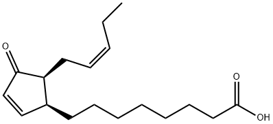 8-[(3S,4S)-4α-[(Z)-2-Pentenyl]-5-oxo-1-cyclopentene-3α-yl]octanoic acid Structural